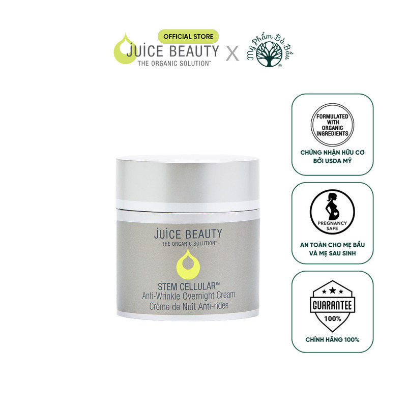 Kem Dưỡng Đêm Chuyên Sâu Hữu Cơ Juice Beauty Stem Cellular Anti-Wrinkle Overnight Cream (50ml)