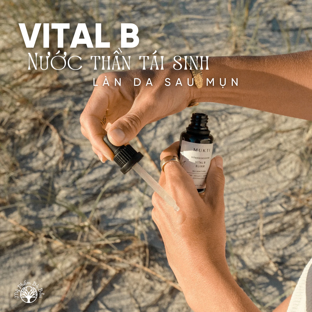 Nước Thần Vitamin B Tái Tạo Tổn Thương Mờ Thâm Mụn Mukti Vital B Elixir