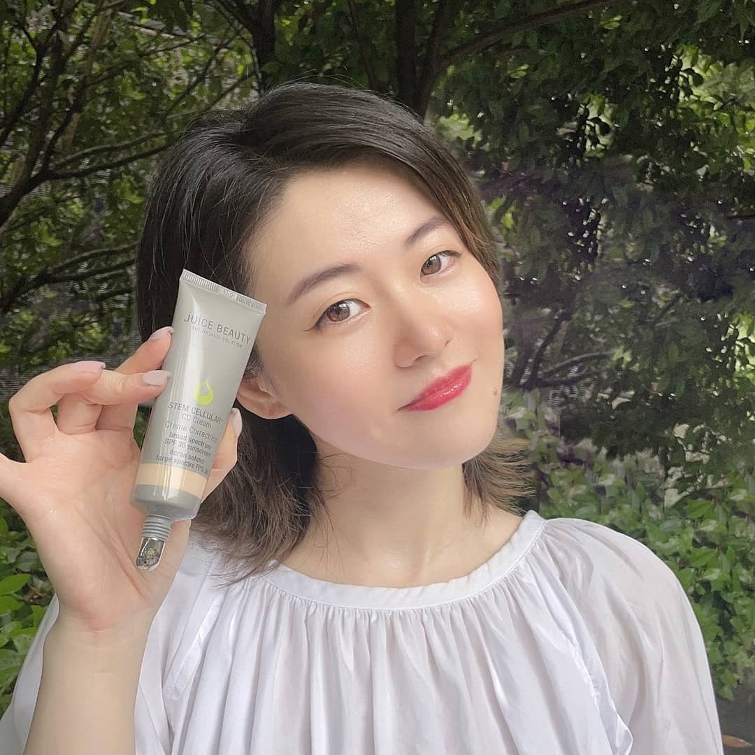 Kem Chống Nắng Vật Lý Hữu Cơ Trang Điểm Juice Beauty Stem Cellular CC Cream SPF30 Sunscreen