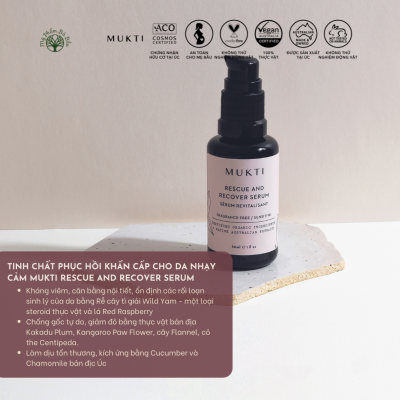 Tinh chất phục hồi Mukti Calming Recover and Rescue
