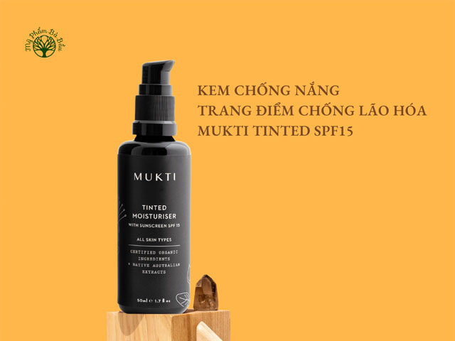 Kem Chống Nắng Vật Lý Dưỡng Da Chống Lão Hoá Mukti Daily Moisturiser with Sunscreen SPF 15